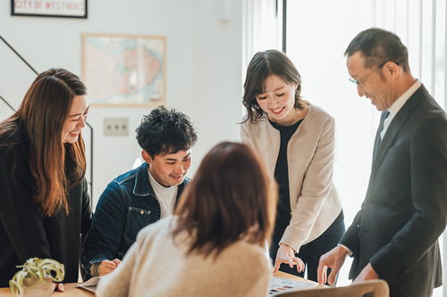 家づくりについて提案するイメージ